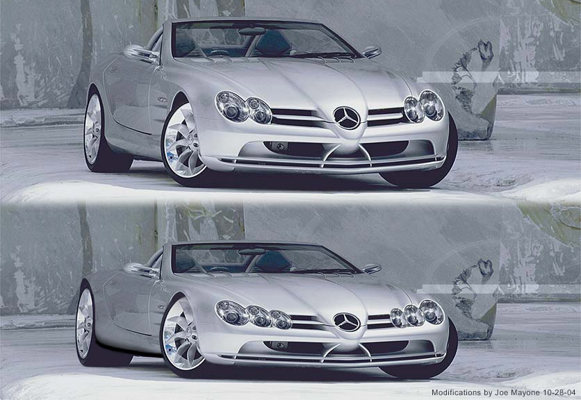 Mercedes Photoshopped